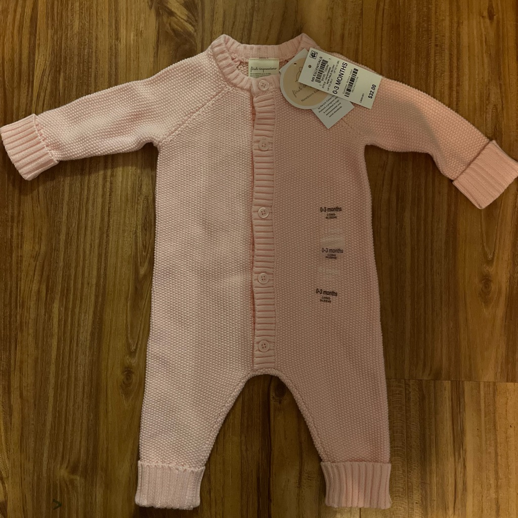 Baby Girl Outfit 03 Months Pink Nwt First Impressions Brand